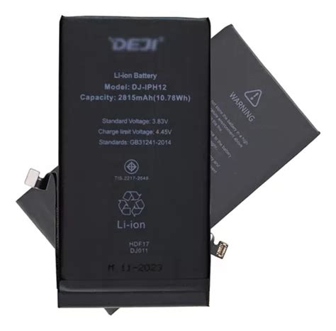 Batería iPhone 12 Deji 2815mah Capacidad Original Premium Meses sin