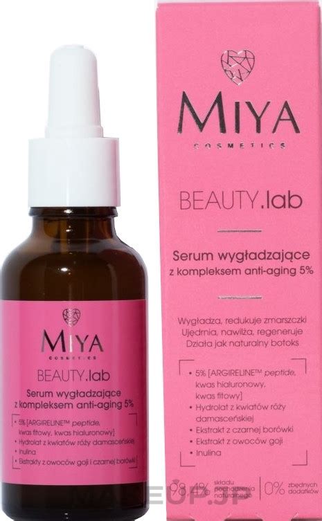 Smoothing Face Serum With Anti Aging Complex Miya Cosmetics Beauty