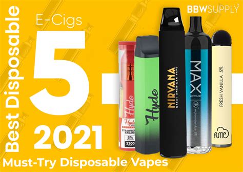 Best Disposable E Cigs 2021 5 Must Try Disposable Vapes Bbw Supply