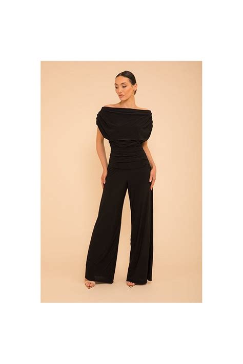 Atom Label Carbon Jumpsuit In Black New In From Yumi Uk