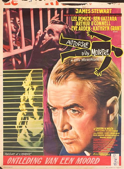 Anatomy of a Murder 1959 Belgian Poster - Posteritati Movie Poster Gallery