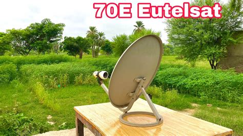 How To Set 70E Eutelsat Satellite From DD Free Dish On 2 Feet Dish