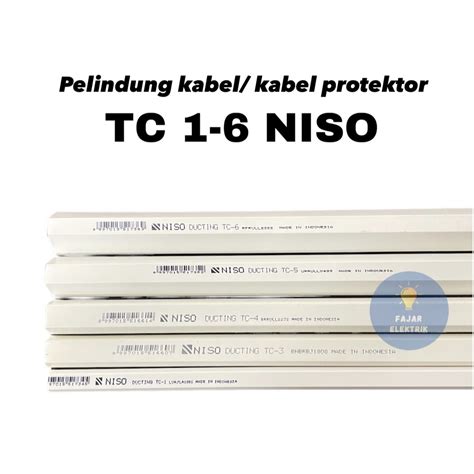 Jual KABEL PROTECTOR NISO TC 1 2 3 4 5 6 PELINDUNG KABEL KABEL DUCT 1