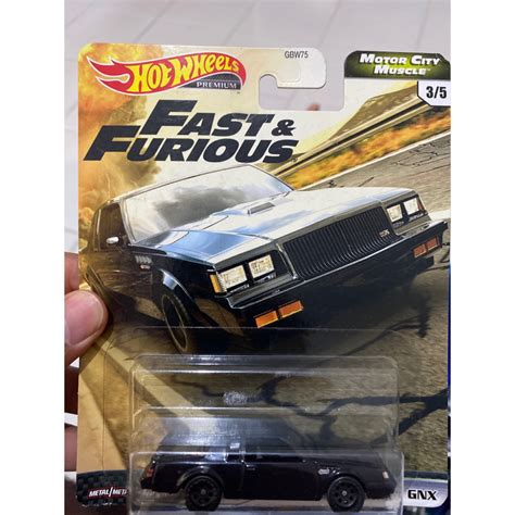 Jual Hot Wheels Premium 87 Buick Grand National GNX Motor City Muscle Fast Furious Shopee