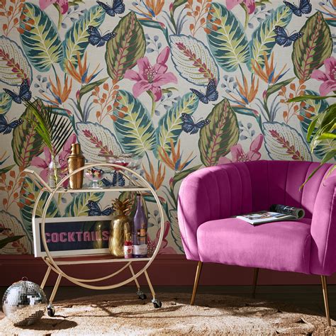 Bayou Breeze Thornport Floral Wallpaper & Reviews | Wayfair