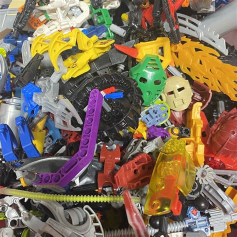 Lego Bionicle Hero Factory Bulk Lot Lb Pound Random Parts Pieces