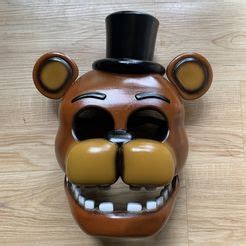 D Printed Withered Freddy Mask Fnaf Five Nights At Freddys Made