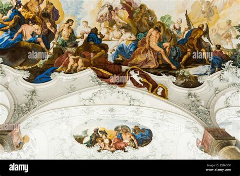 Garden Hall Fresco Ceiling Painting By Tiepolo Wuerzburg Residence