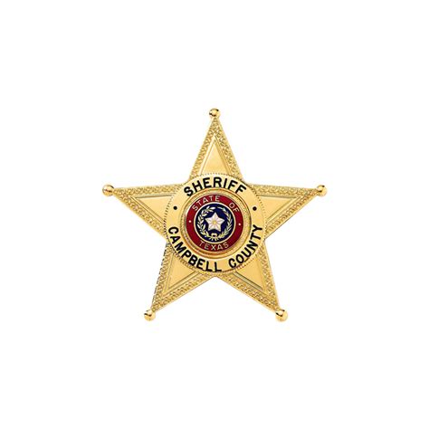 Blackinton B1108 Five Point Star Badge With Circular Panel