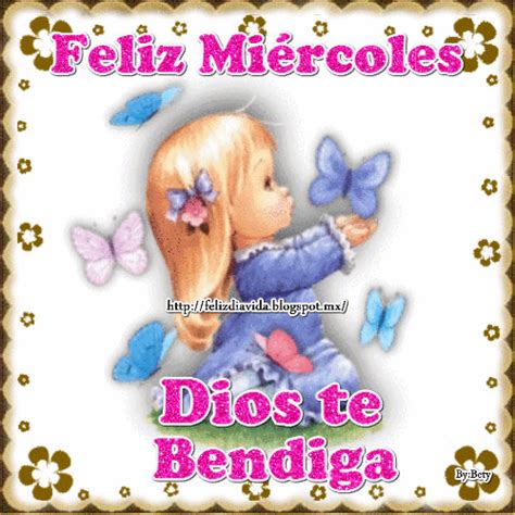 Pin en Descargas Feliz miércoles Bendicion a los hijos Tarjeta de