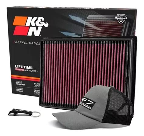 Filtro De Ar Esportivo K N Kn Hilux Sw4 2016 2017 2018 2019