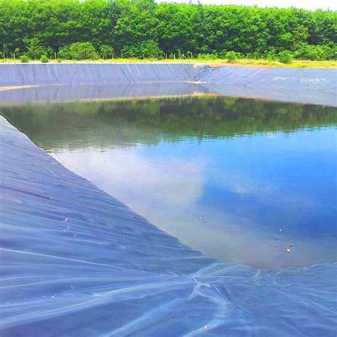 Black Waterproof Plastic Pond Liner Preformed Fish Shrimp Farm Pond