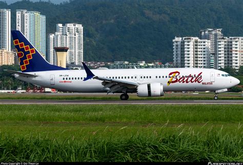 M Lrw Batik Air Malaysia Boeing Max Photo By Ooi Thean Le Id