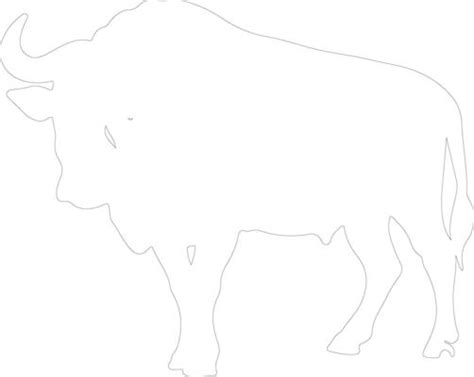 Buffalo Outline Vector Art, Icons, and Graphics for Free Download