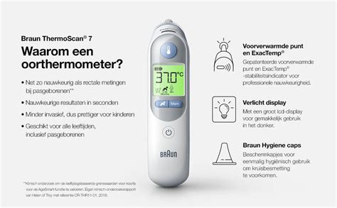 Braun Thermoscan 7 Oorthermometer Age Precision Technologie