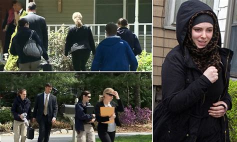 Katherine Russell Fbi Agents Search Rhode Island Home Of Boston Bomber