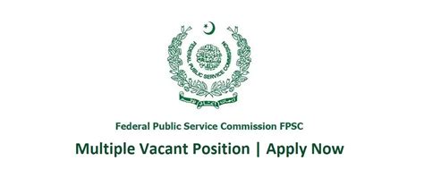 Federal Public Service Commission FPSC Jobs July 2024