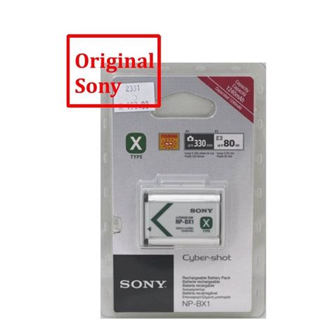 SONY NP BX1 LITHIUM ION X SERIES RECHARGEABLE BATTERY PACK Shopee