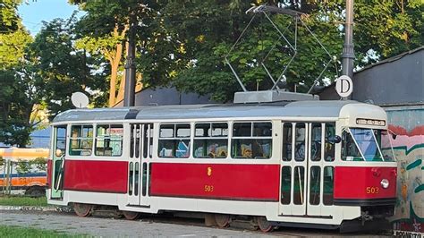 Linia D Zjazd Do Zajezdni Konstal N Tramwaje Warszawskie