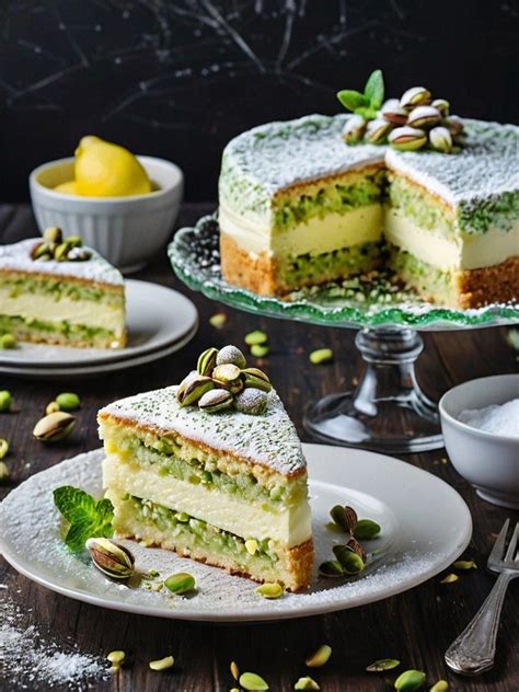 The Perfect Harmony Tangy Lemon Creamy Vanilla And Crunchy Pistachio