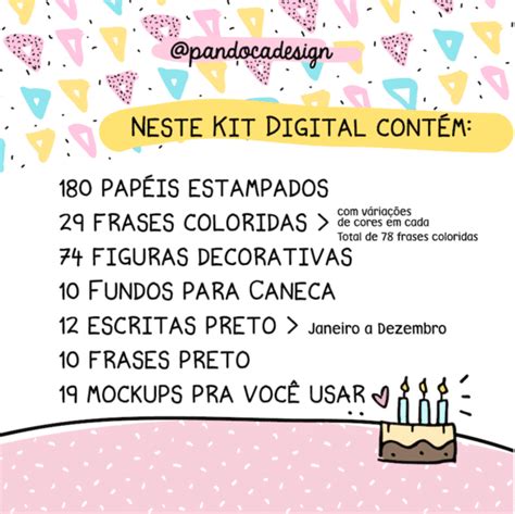 Kit Digital Anivers Rio Pandoca Design