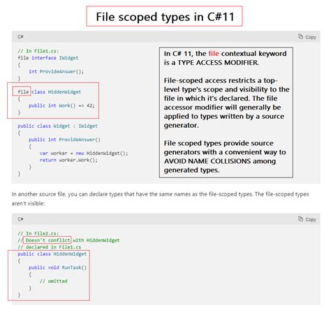 File Scoped Types New In C 11 CSharp Academy