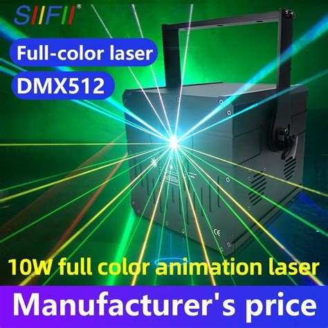 Top Quality 10W RGB Animation DMX512 Ilda Control 25K Laser Projector