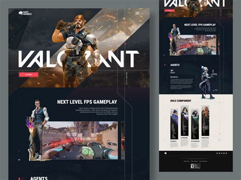 Valorant Web Design By Panji On Dribbble