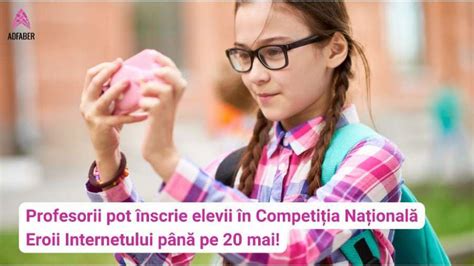 Profesorii își pot înscrie elevii în Competiția Națională Eroii