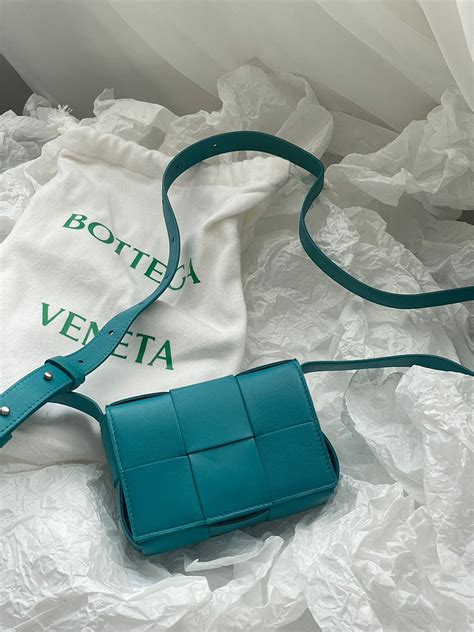 Bottega Veneta Candy Cassette In Blue Qx Glamour