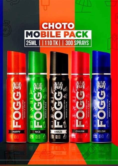 Fogg Nice Fragrance Mobile Pack 25ml Bottle Packaging Size 240 Pc S