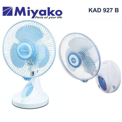 Jual Kipas Angin Meja Desk Fan MIYAKO KAD 927 B 9inch 2in1 Shopee