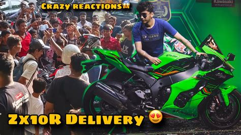 Finally Apni New Superbike Kawasaki Ninja Zx R Ki Delivery Leh Liya