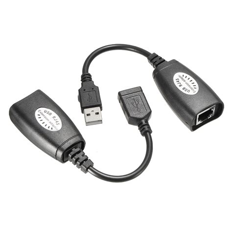 USB 2.0 to CAT5E CAT6E RJ45 LAN Modem Extension Extender Adaptor for ...