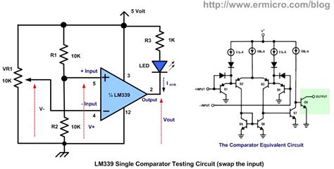 Working With The Comparator Circuit Ermicroblog