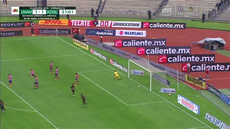 Goool C Sar Huerta Anota Para Pumas Unam Deportes Liga Mx Tudn