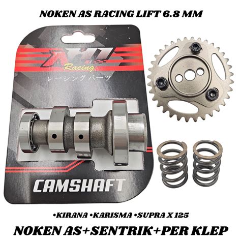 Jual PAKET NOKEN AS CAM RACING KARISMA SUPRA X 125 KIRANA PLUS PELATUK