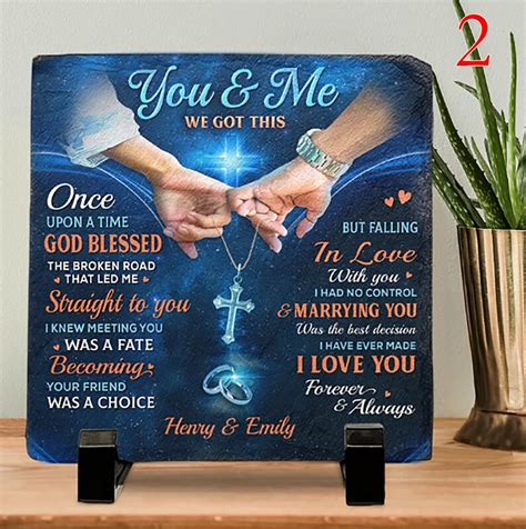 Hold My Hand And Never Let Me Go Couple Personalized Custom Square