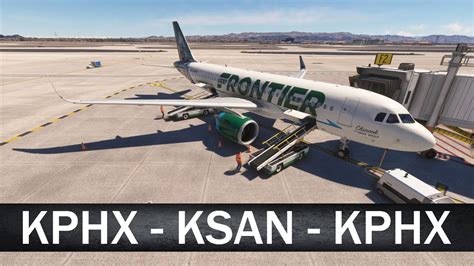 MSFS Live Frontier Real World OPS IniBuilds A320 Neo Phoenix To