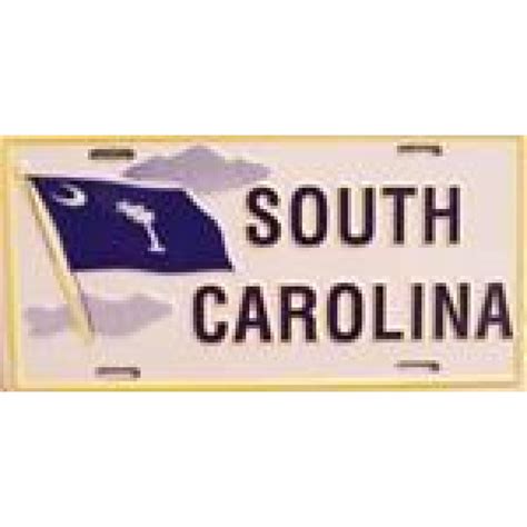 SC South Carolina Flag License Plate - Ultimate Flags