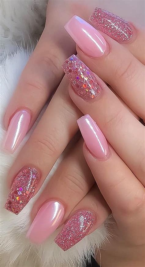 Top Acrylic Nail Designs Of May Page Polished Pink Acrylic