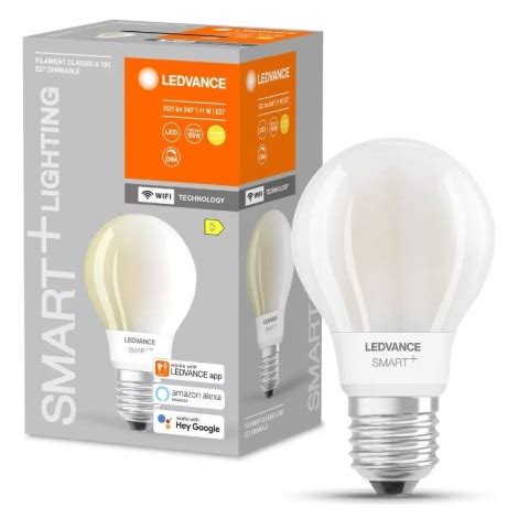 LED Dimmelhető izzó SMART FILAMENT E27 11W 230V 2700K Wi Fi Ledvance