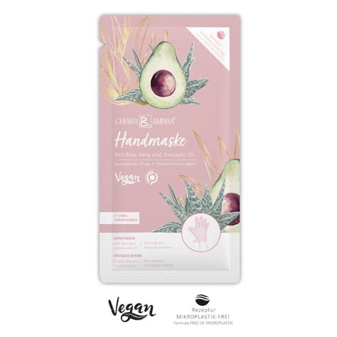 Handmaske Mit Aloe Vera Und Avocado Chiara Ambra Beautystore