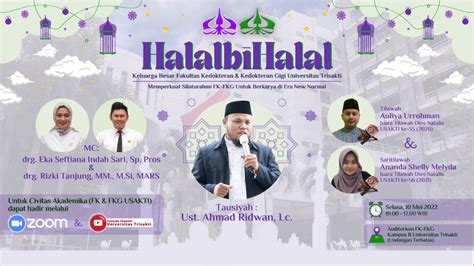 Halal Bihalal Idul Fitri H Fkg Fk Youtube