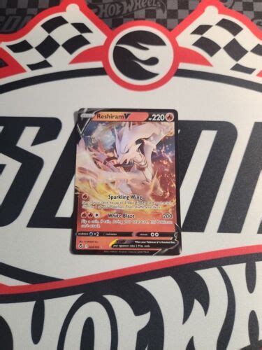 Pokémon TCG Reshiram V Silver Tempest 024 195 Holo Ultra Rare for sale