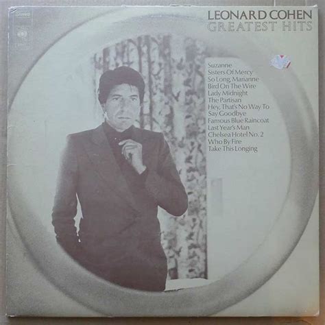 Leonard Cohen Greatest Hits Spanien 1976 Folk Soft Rock Kaufen