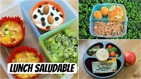 Lunch Saludable Para Este Regreso A Clases 3 Recetas YouTube Lunch