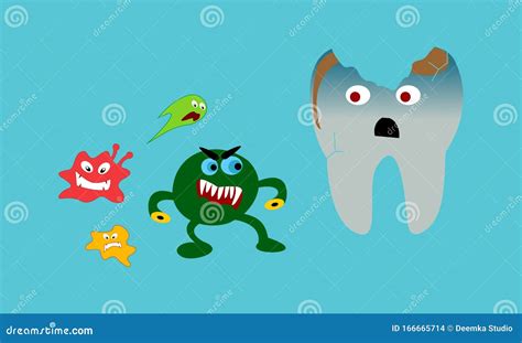 Dental Mascot Tooth Mascot Dental Logo Design Vector Stock Vector