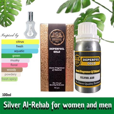 Jual Bibit Parfum Silver Ml Segel Parfum Silver Al Rehab Kemasan