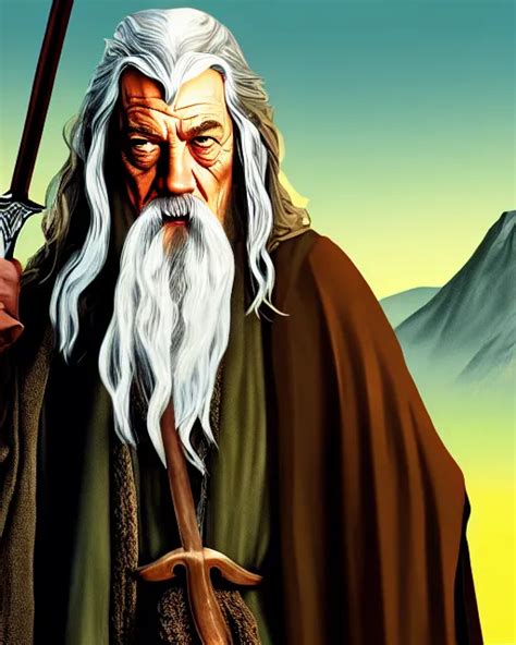 Gandalf From Lord Of The Rings In GTA V Cover Art By Stable